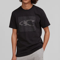 Abstract Wave T-Shirt | BlackOut - A