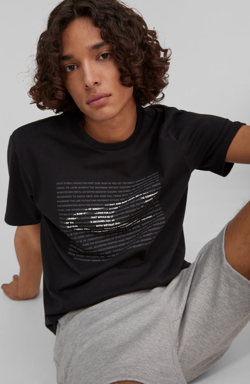 Abstract Wave T-Shirt | BlackOut - A