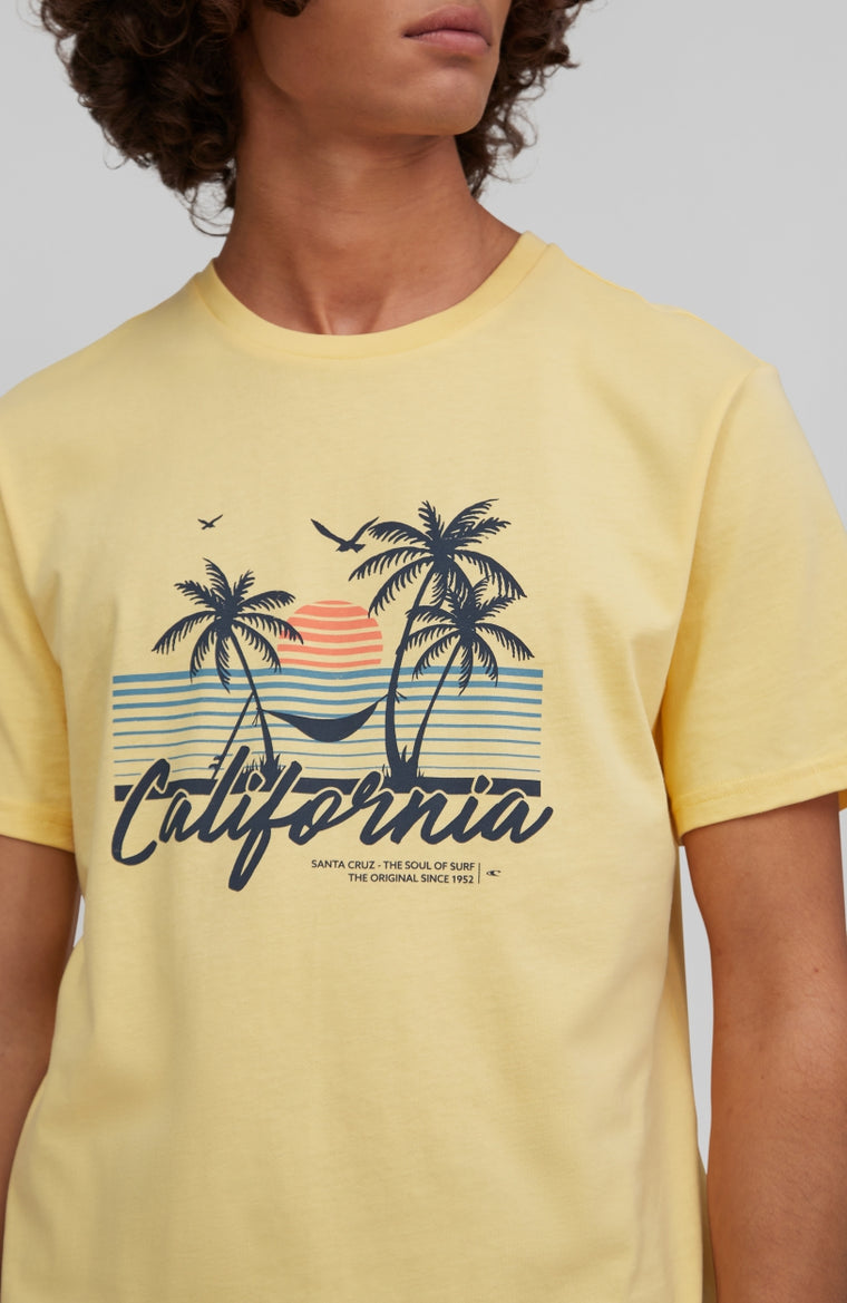 California Beach T-Shirt | Gold Haze