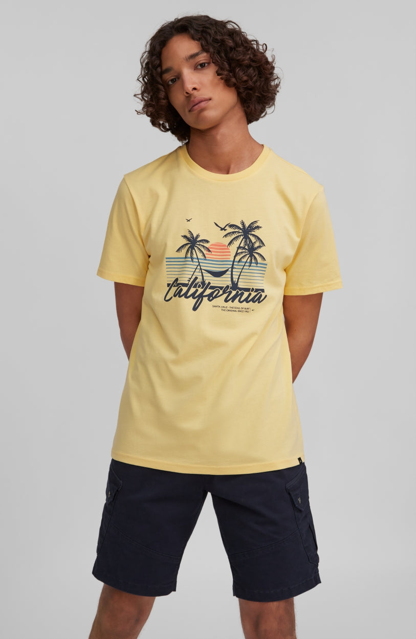 California Beach T-Shirt | Gold Haze