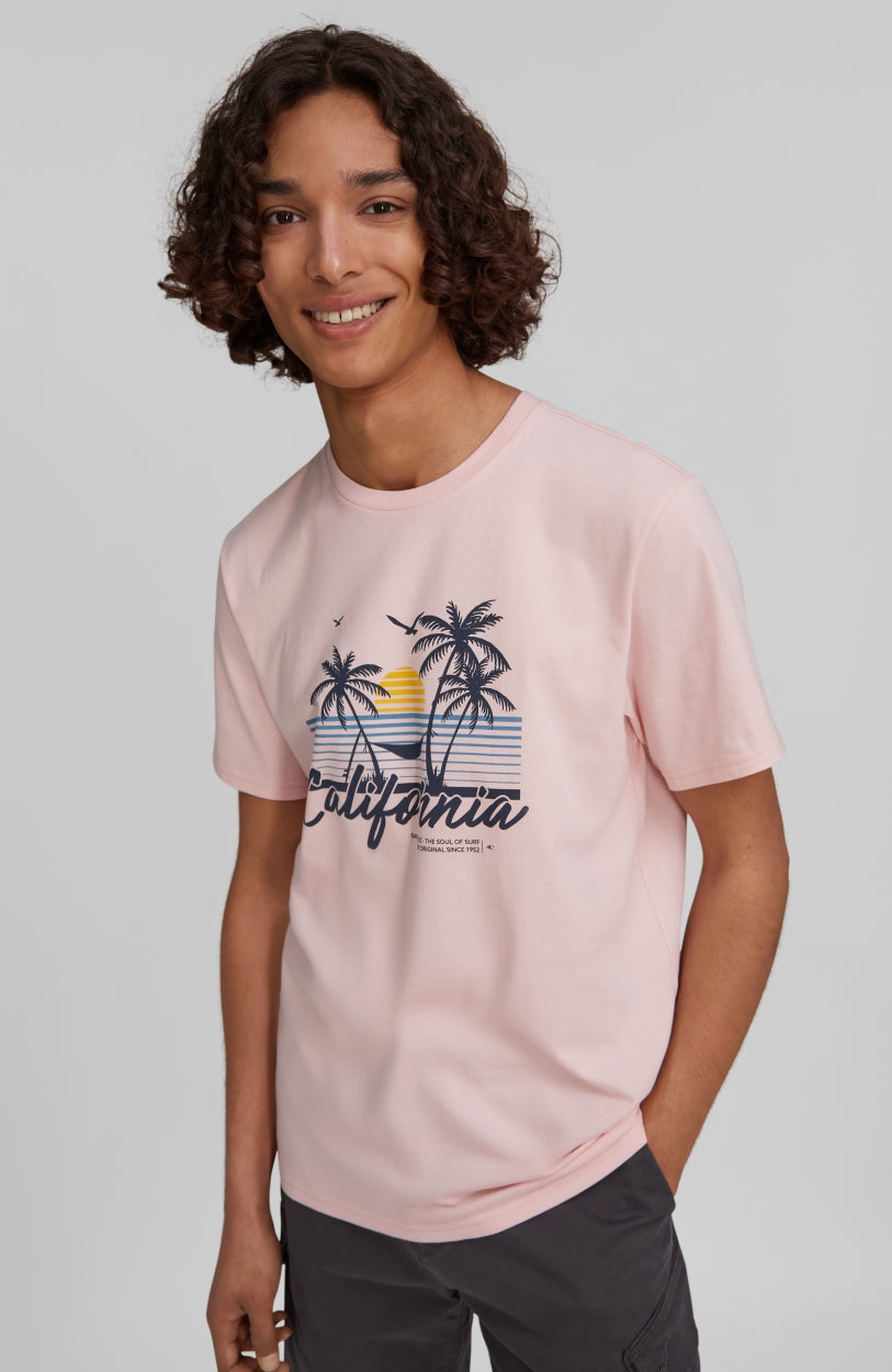 California Beach T-Shirt | Crystal Rose
