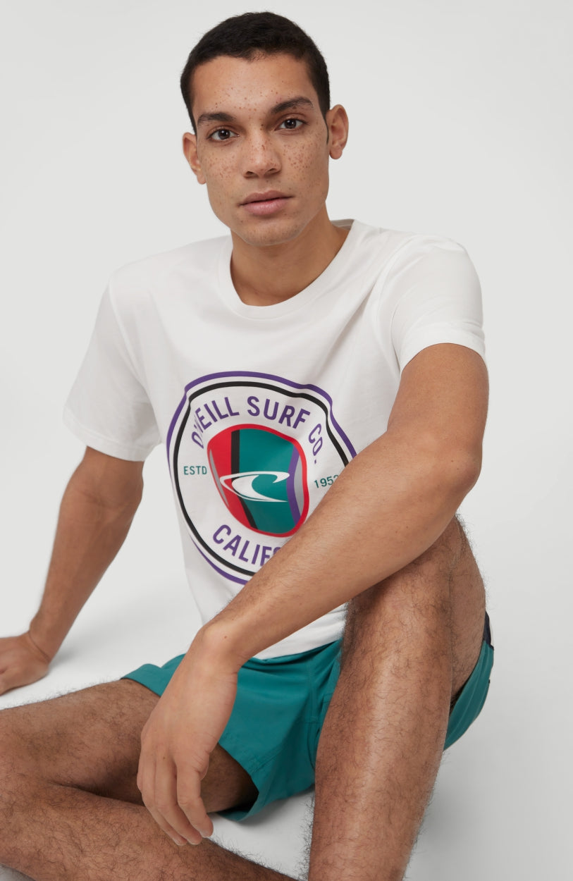 Club Circle T-Shirt | Powder White