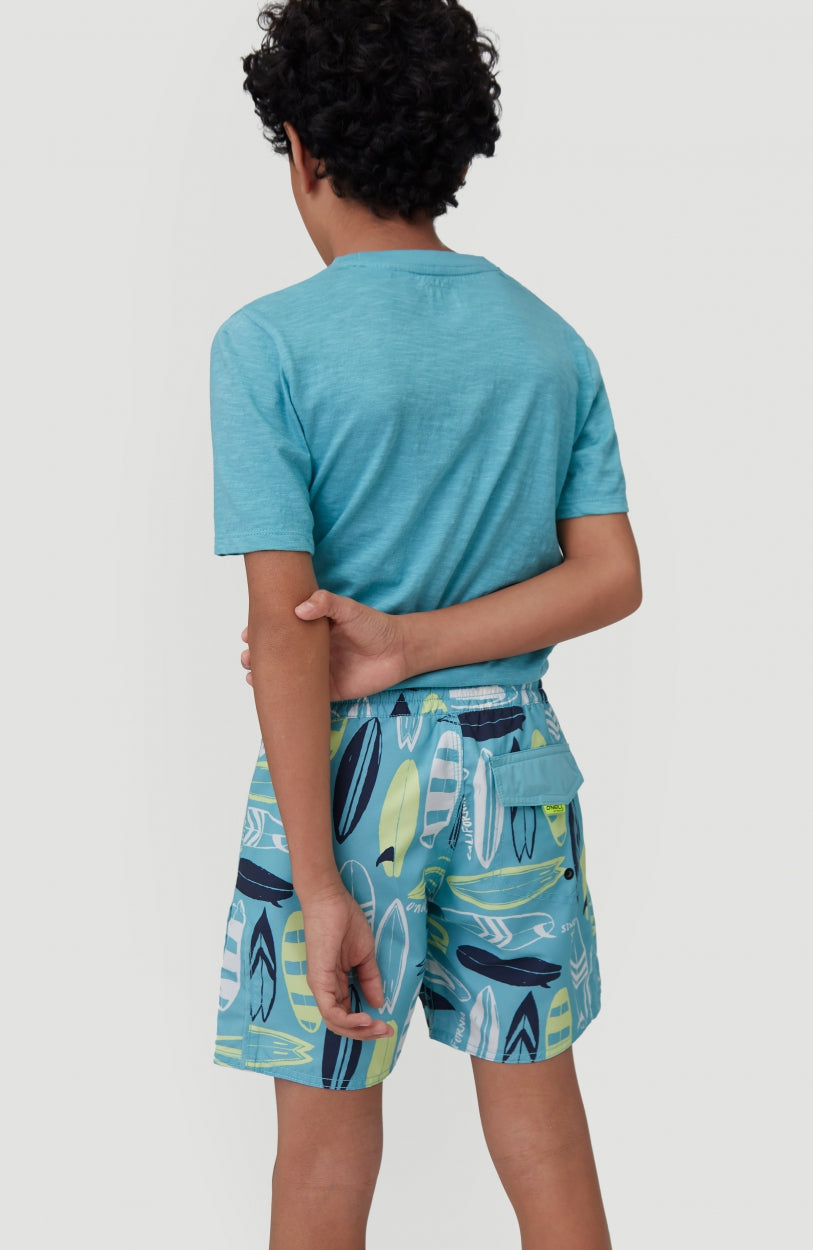 Circle Surfer Shortsleeve T-Shirt | Aqua Sea -A