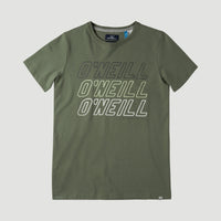All Year Shortsleeve T-Shirt | Olive Leaves -A