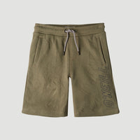 All Year Round Jog Shorts | Olive Leaves -A