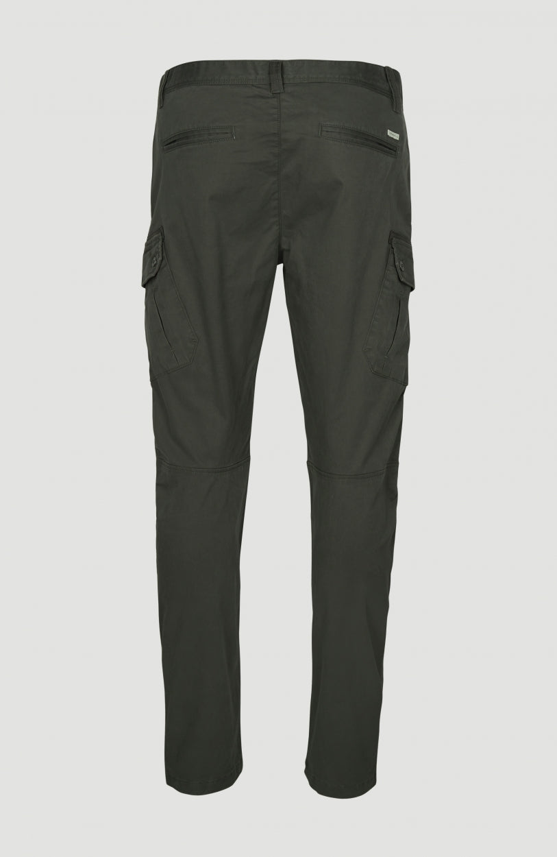 Tapered Cargo Pants | Military Green -A
