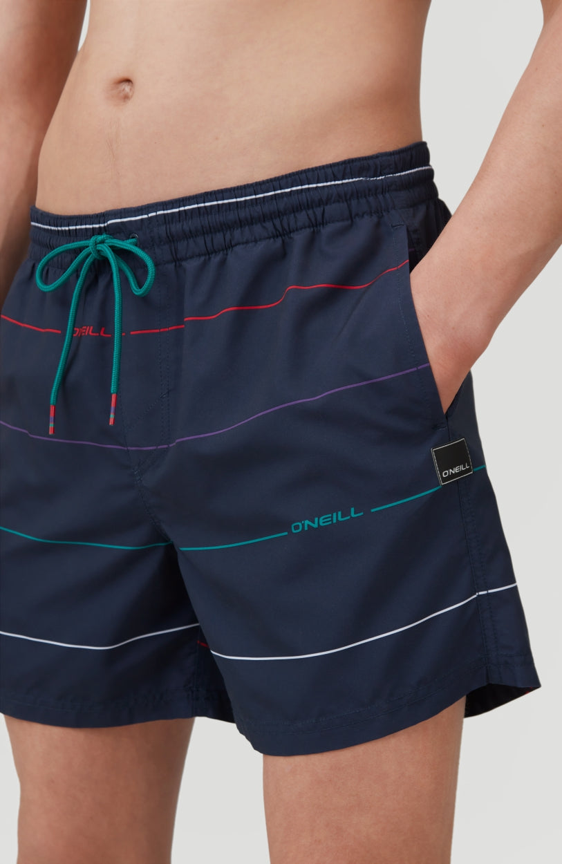 Contourz Shorts | Blue Print - A