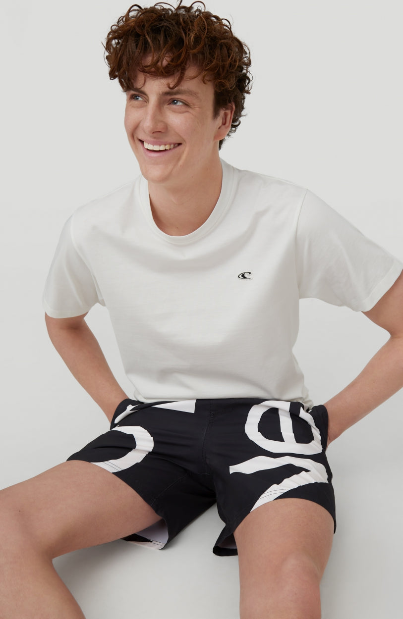 Cali Zoom Shorts | Black With White