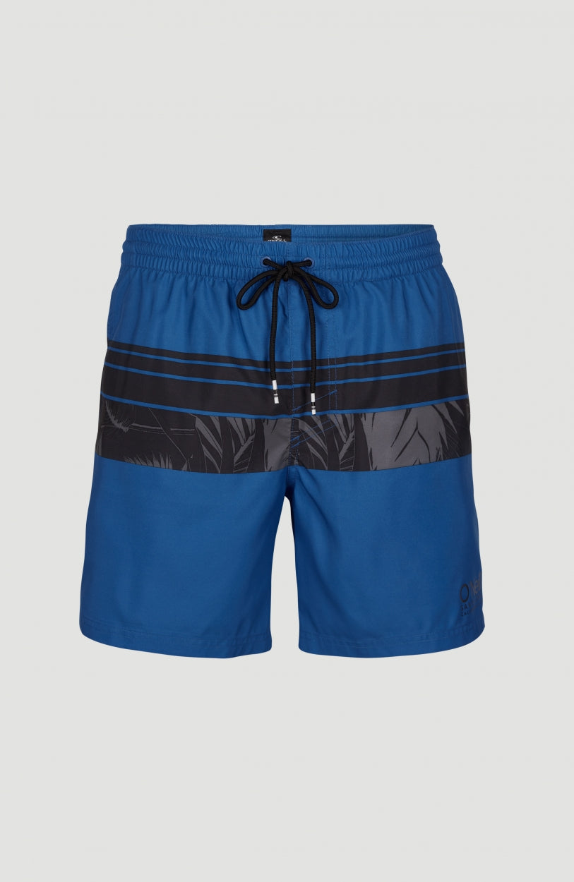 Cali Stripe Shorts | Blue With Black