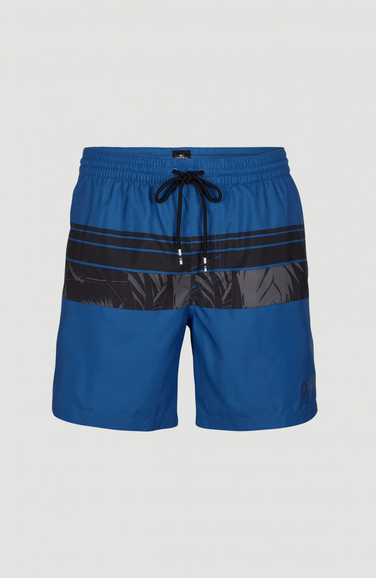 Cali Stripe Shorts | Blue With Black