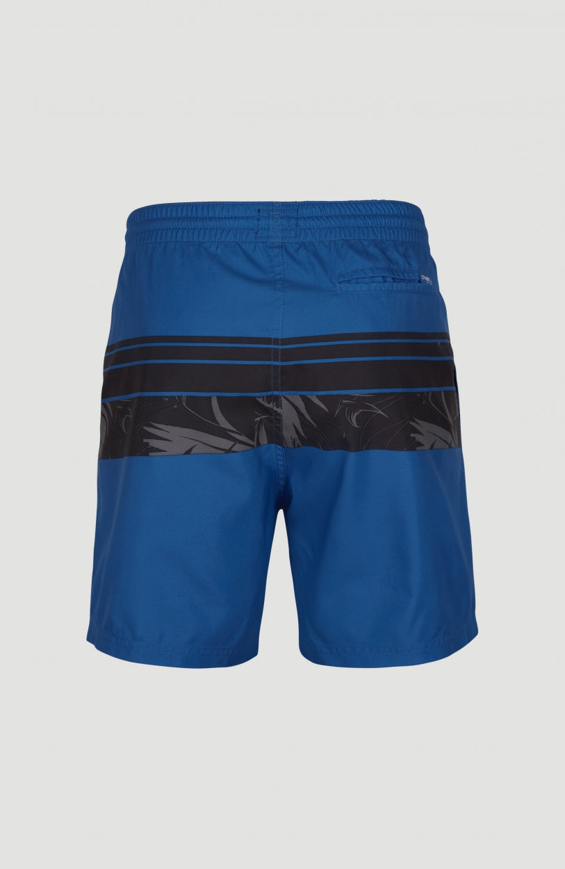Cali Stripe Shorts | Blue With Black