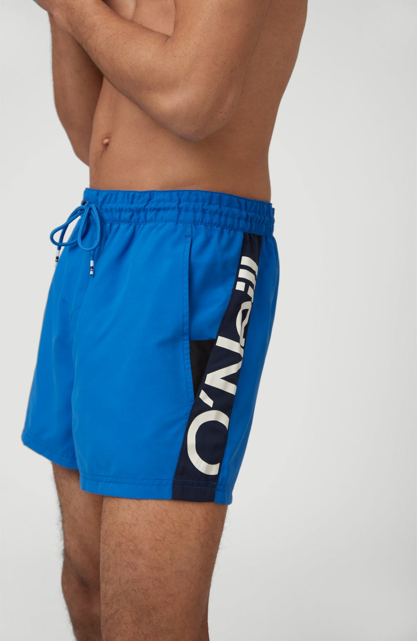 Cali Panel Shorts | Victoria Blue -A