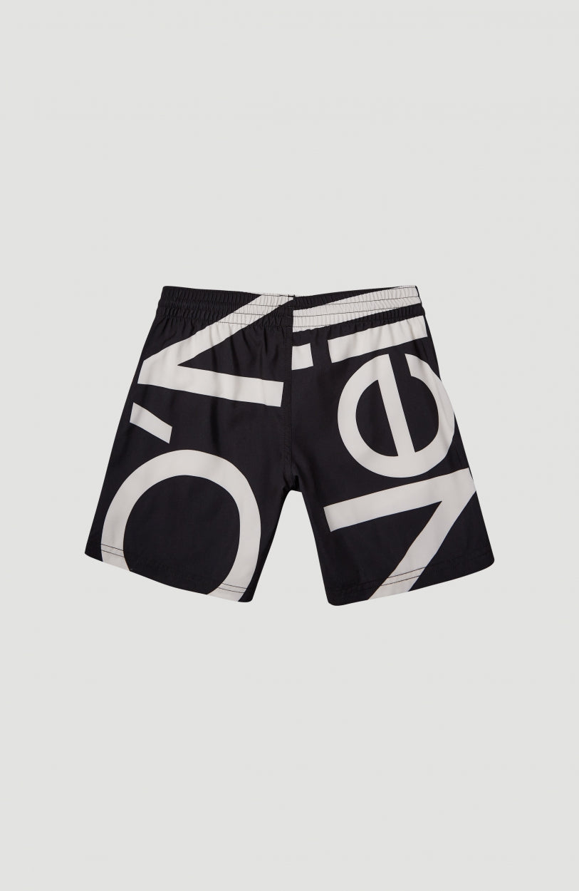 Cali Zoom Shorts | Black With White