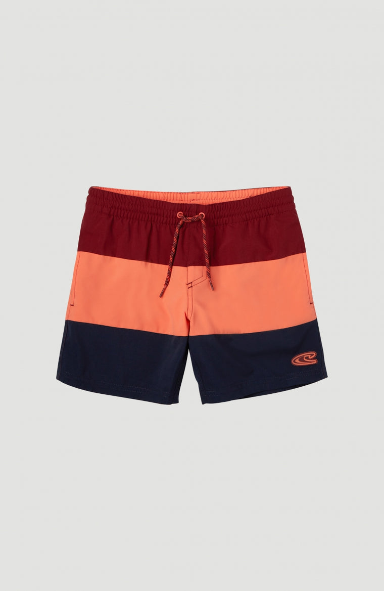 Block Shorts | Living Coral -A