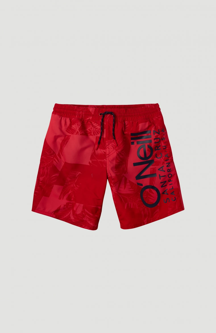 Cali Floral Shorts | Red With