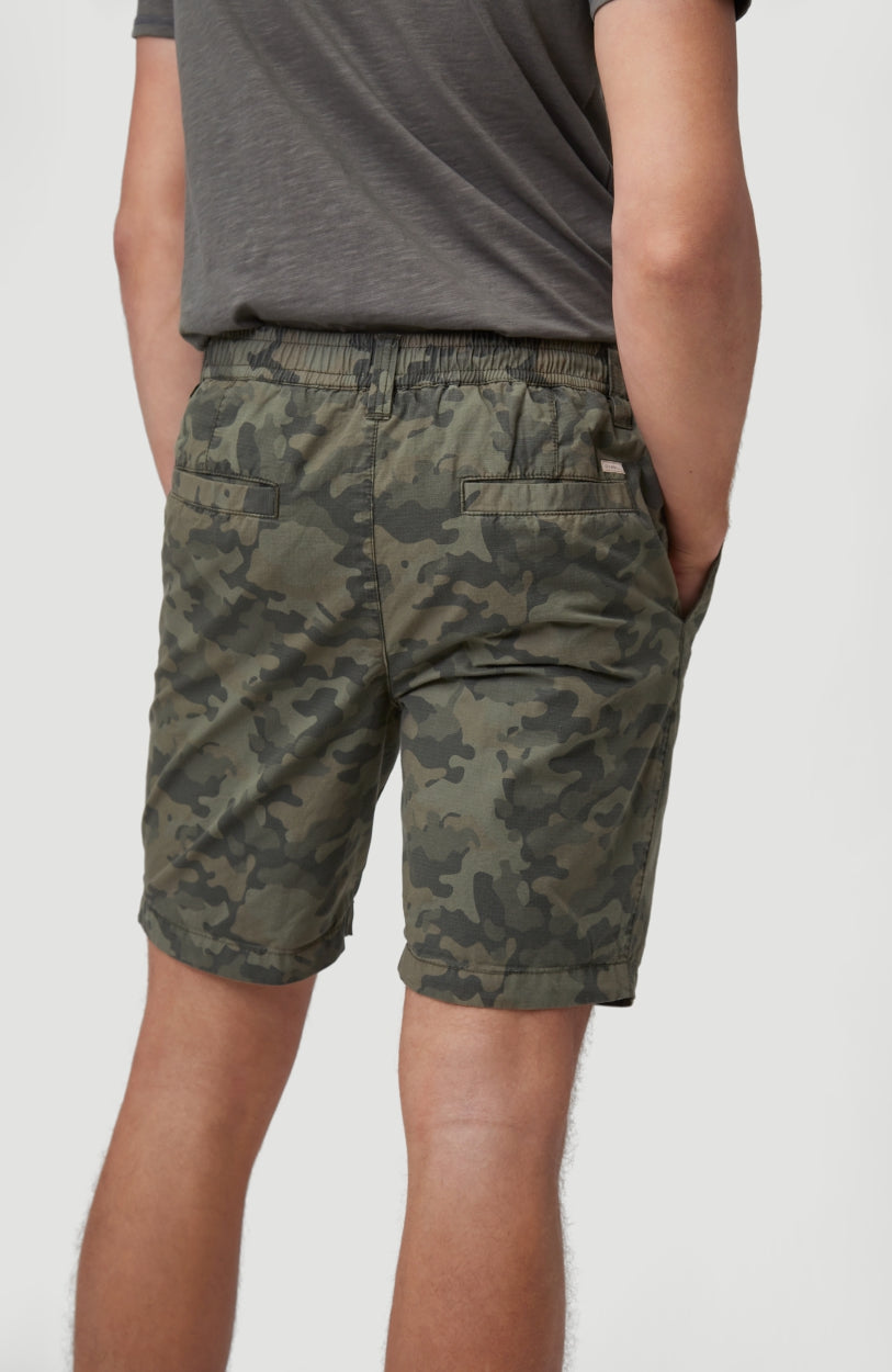 Dressed Camo Shorts | Olive Leaves -A