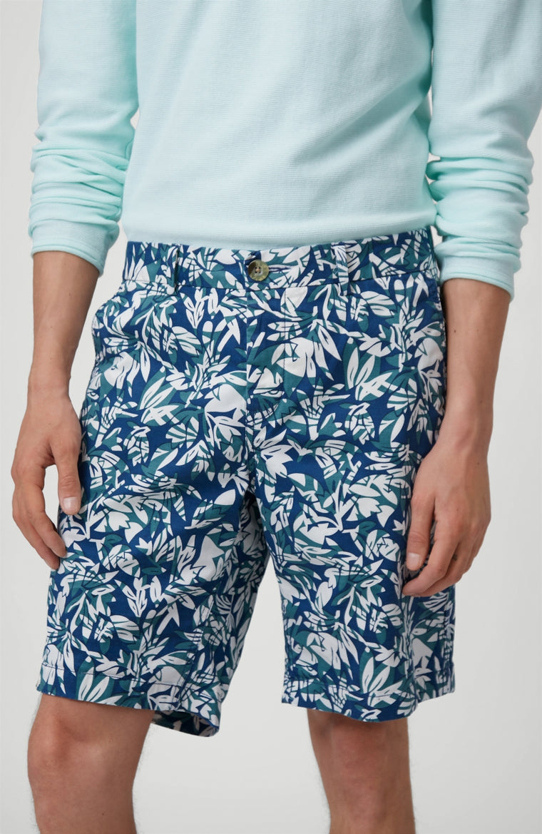 Cal Floral Shorts | White