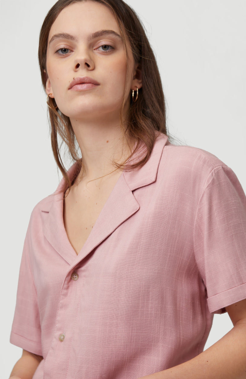 Cali Woven Shirt Shortsleeve | Bridal Rose