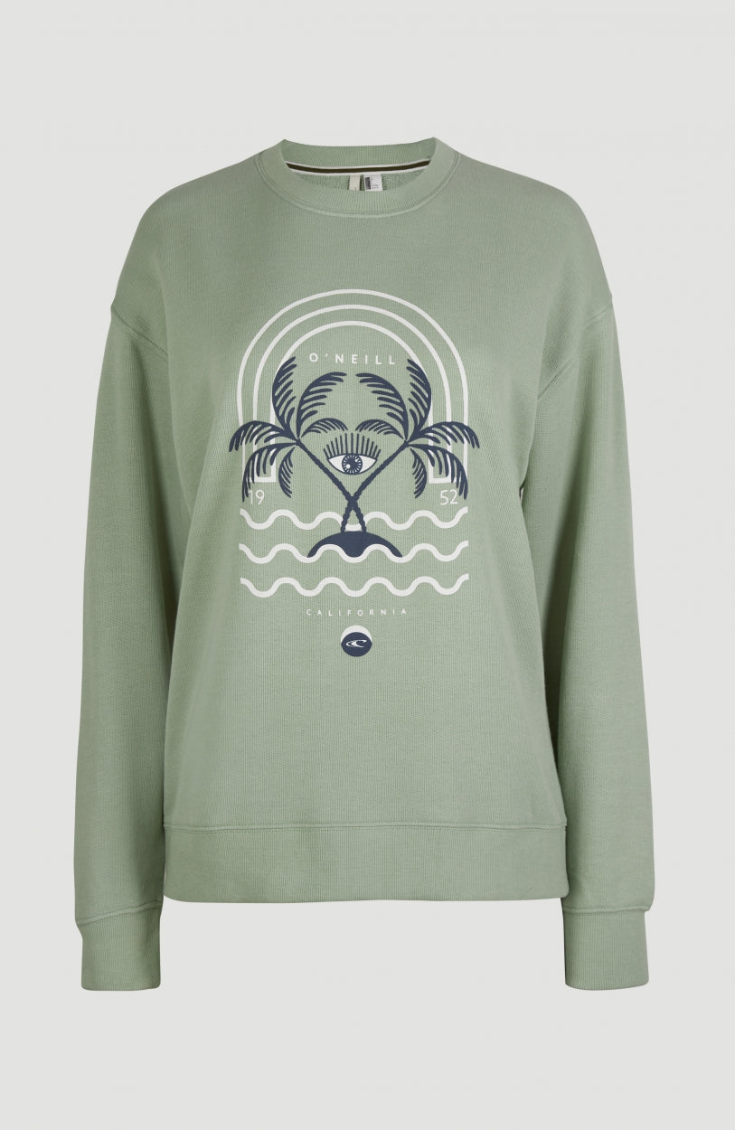 Cali Graphic Crew Sweatshirt | Desert Sage
