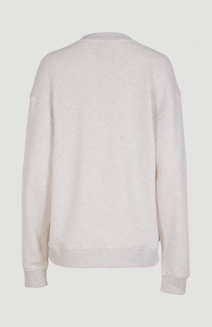 Cali Graphic Crew Sweatshirt | White Melee