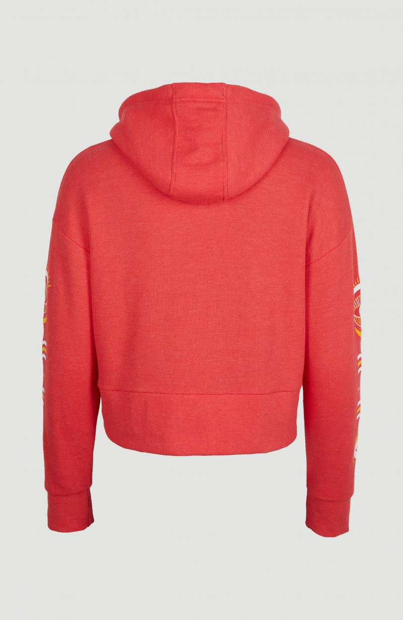 Cali Graphic Hoodie | Hot Coral