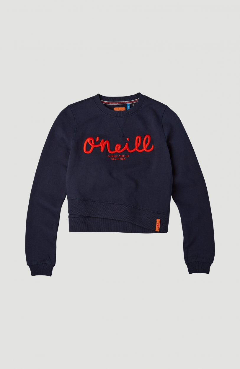 Cali Sun Crew Sweatshirt | Ink Blue -A