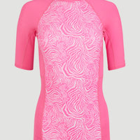 Anglet Shortsleeve Skin | White With Purple