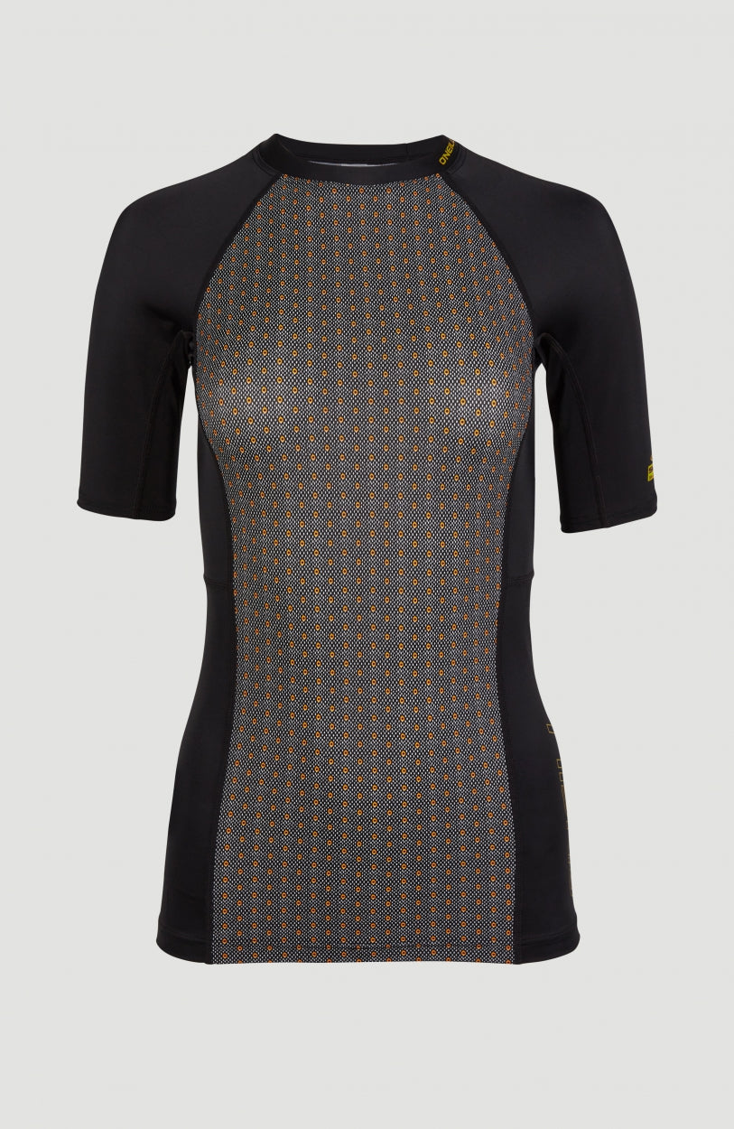 Anglet Shortsleeve Skin | Black With Yellow 1