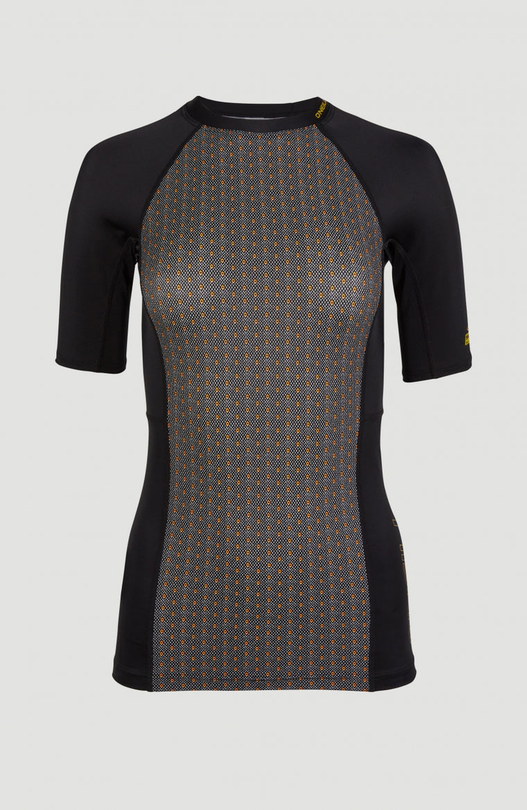 Anglet Shortsleeve Skin | Black With Yellow 1