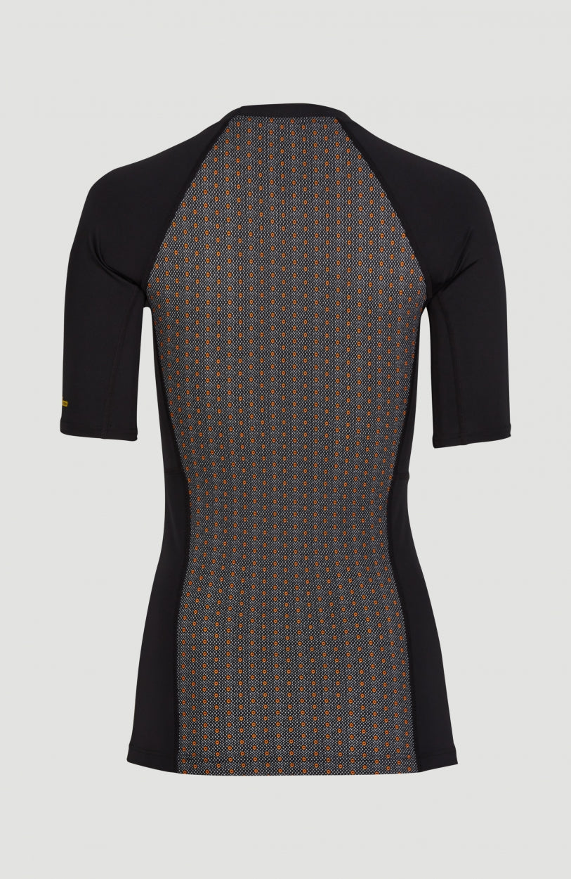 Anglet Shortsleeve Skin | Black With Yellow 1