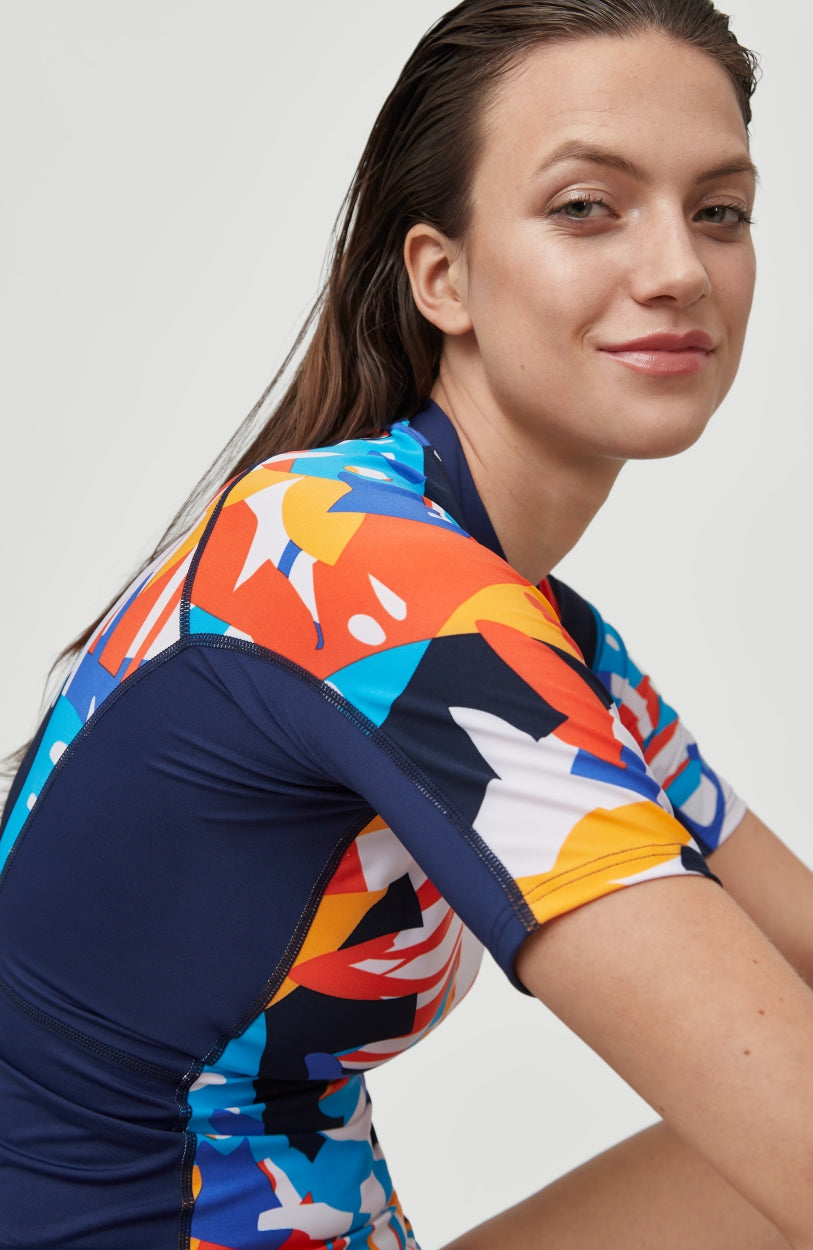 Suru Shortsleeve Skin | Blue With Red