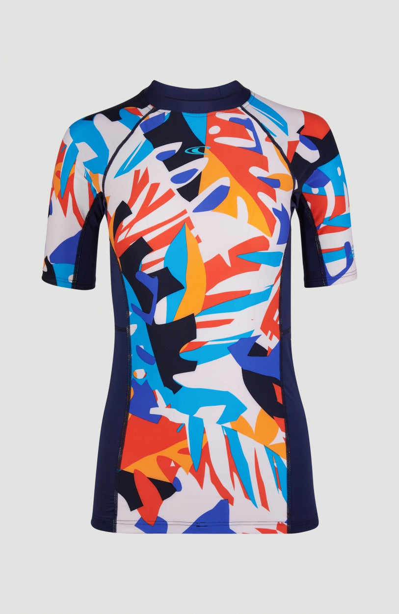 Suru Shortsleeve Skin | Blue With Red