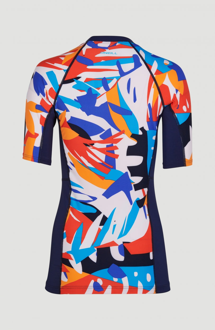 Suru Shortsleeve Skin | Blue With Red
