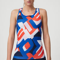 Active Tanktop | Blue With Red