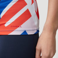 Active Tanktop | Blue With Red