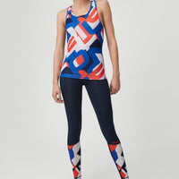Active Tanktop | Blue With Red