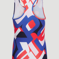 Active Tanktop | Blue With Red