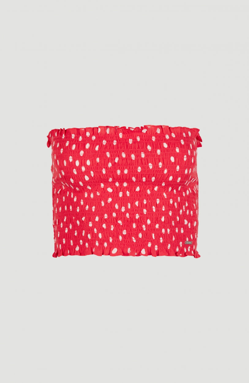 Beach Foundation Bandeau | Red With White