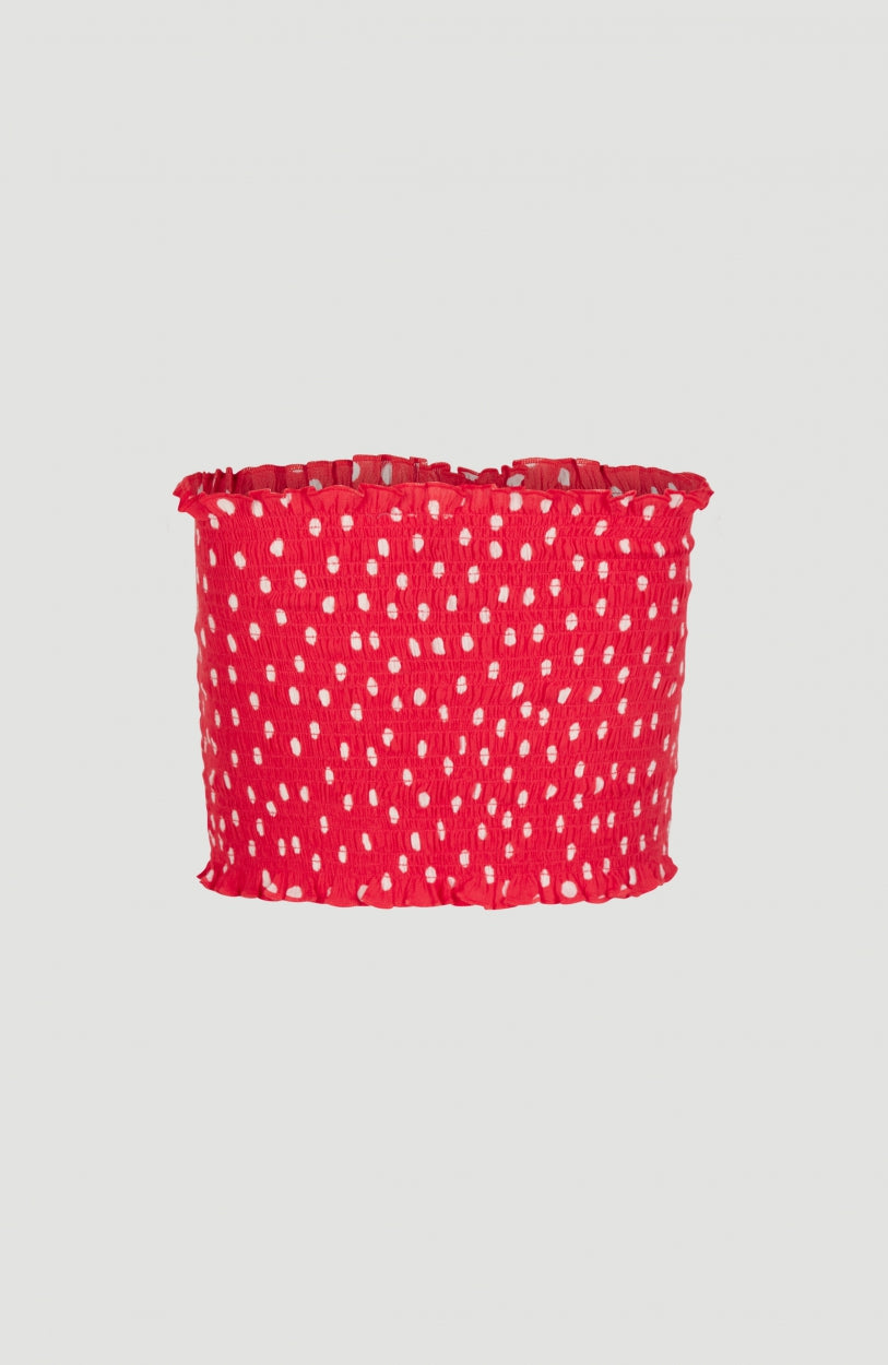 Beach Foundation Bandeau | Red With White