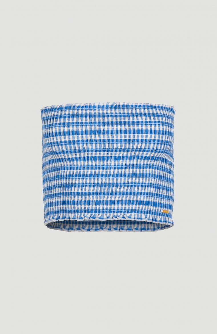 Beach Foundation Bandeau | Blue With White 1