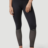 Anglet Surf Legging | Black With Yellow 1