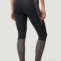 Anglet Surf Legging | Black With Yellow 1