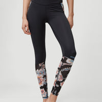 Anglet Surf Legging | Black With Red