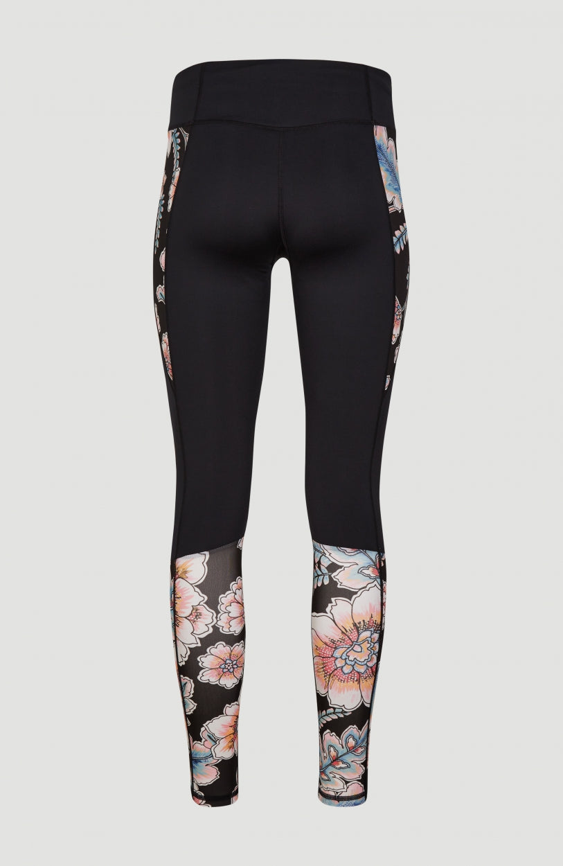 Anglet Surf Legging | Black With Red