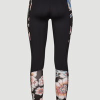 Anglet Surf Legging | Black With Red