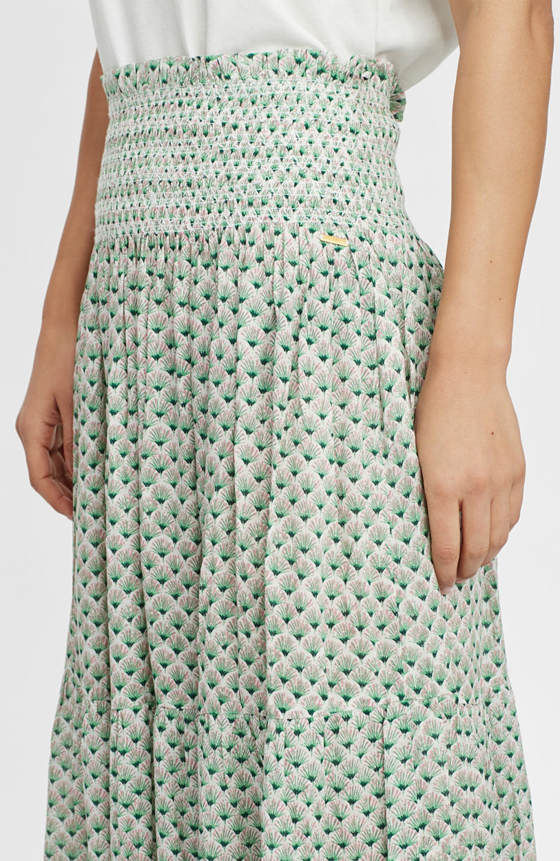 Citizen Woven Long Skirt | Green With