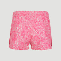 Anglet Board Short All Over Print | White With Purple