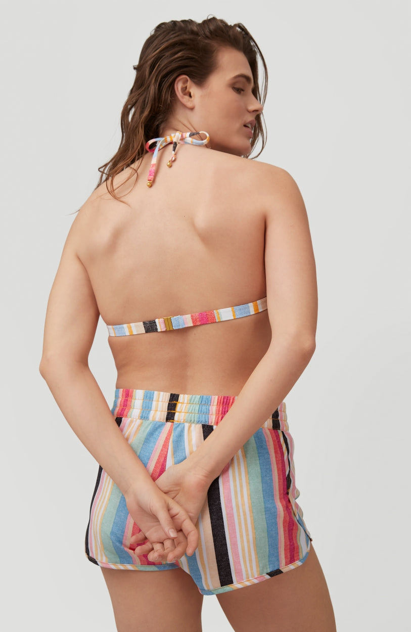 Anglet Board Short All Over Print | Yellow With Red