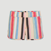 Anglet Board Short All Over Print | Yellow With Red