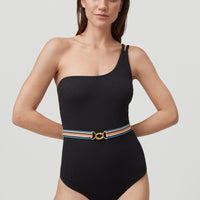 A-Symmetrical Swimsuit | BlackOut - A